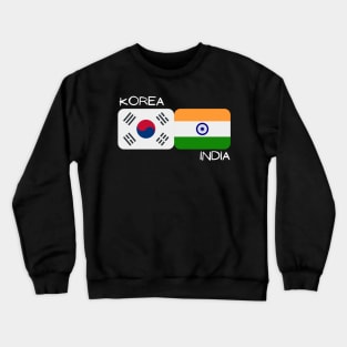 Korean Indian - Korea, India Crewneck Sweatshirt